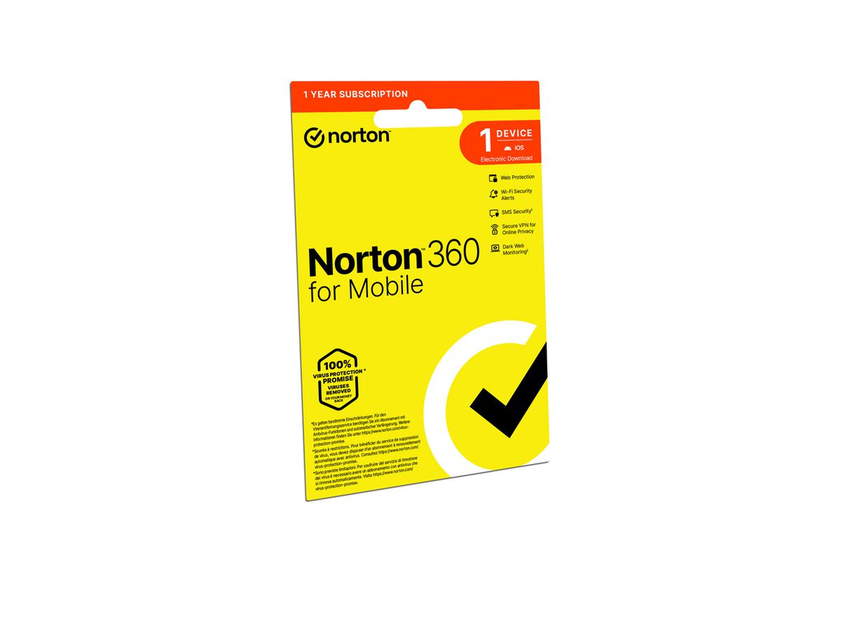Norton 360 Mobile 1 Device, 12 Monate