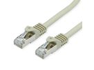 Câble VALUE Cat.7 S/FTP, avec connecteurs RJ45 (500MHz / Classe EA), gris, 3 m