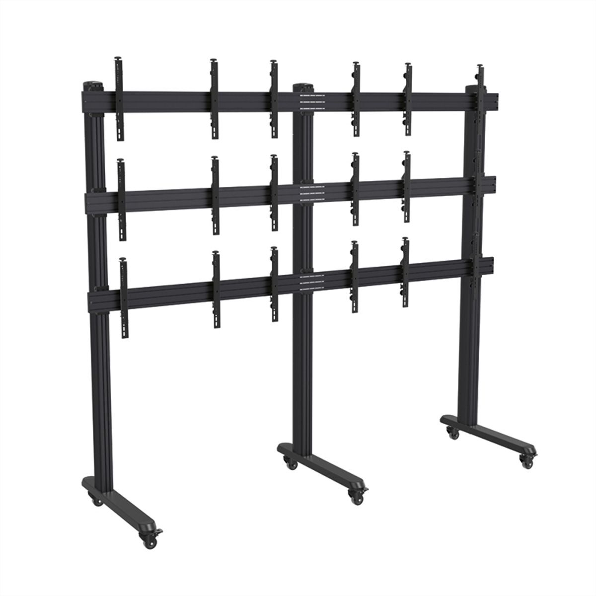 Hagor Rail en aluminium CPS - Rail en aluminium 700mm, noir