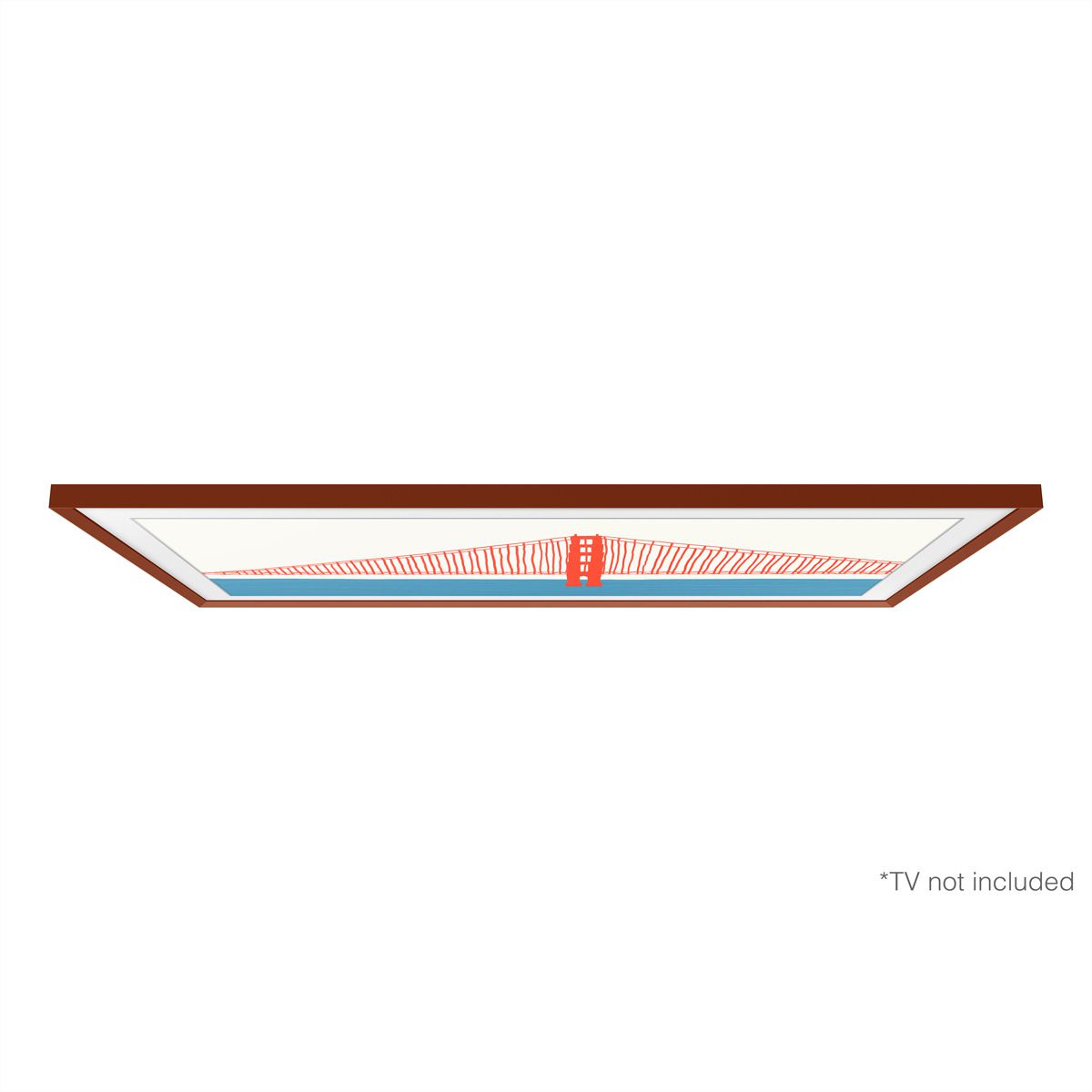 Samsung Wechselrahmen zu Frame 65", Terracotta
