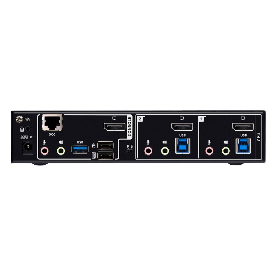 ATEN CS1922A Commutateur KVMP™ DisplayPort 8K USB 3.0 à 2 ports (câbles inclus)