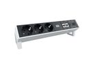 BACHMANN Multiprise DESK2 3x contact de protection, 2x CAT6a, 1x HDMI, USB3.0, blanc