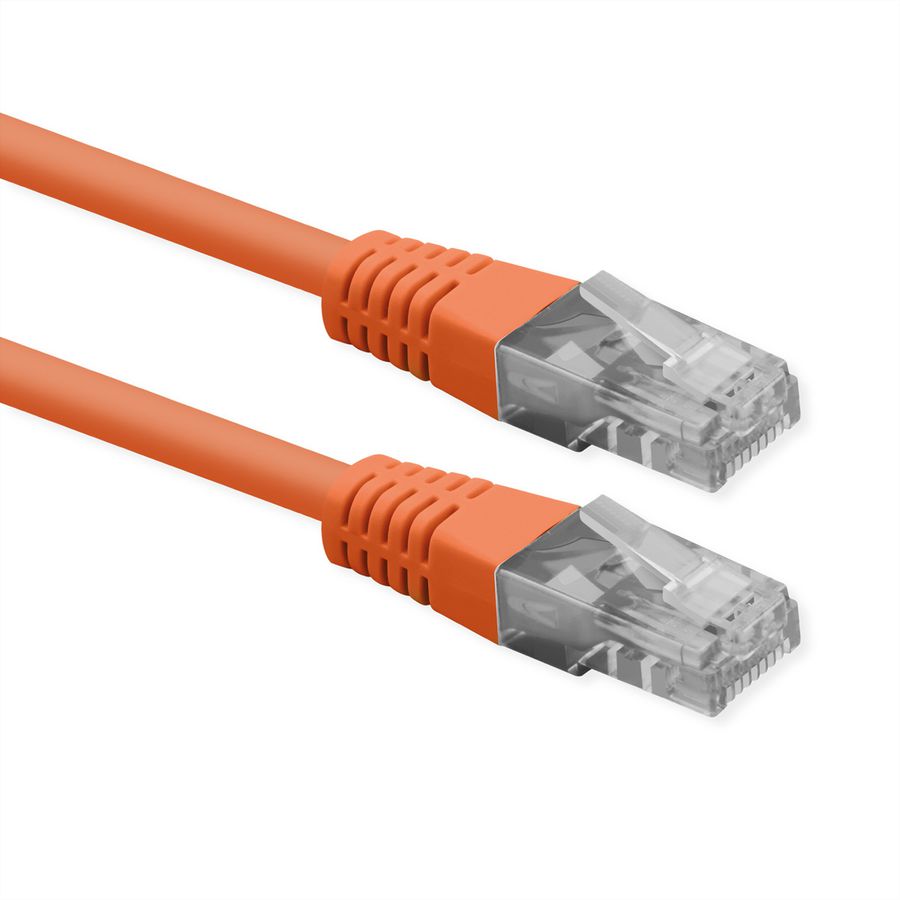 ROLINE Patchkabel Cat.6 (Class E), UTP, PoE, orange, 5 m