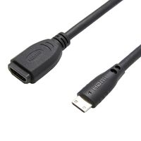VALUE Câble adaptateur HDMI, HDMI F - HDMI Mini M
