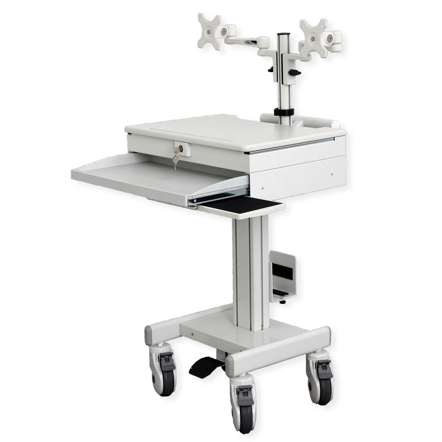 ROLINE Mobile PC-/LCD-Arbeitsstation, höhenverstellbar, bis 26 kg