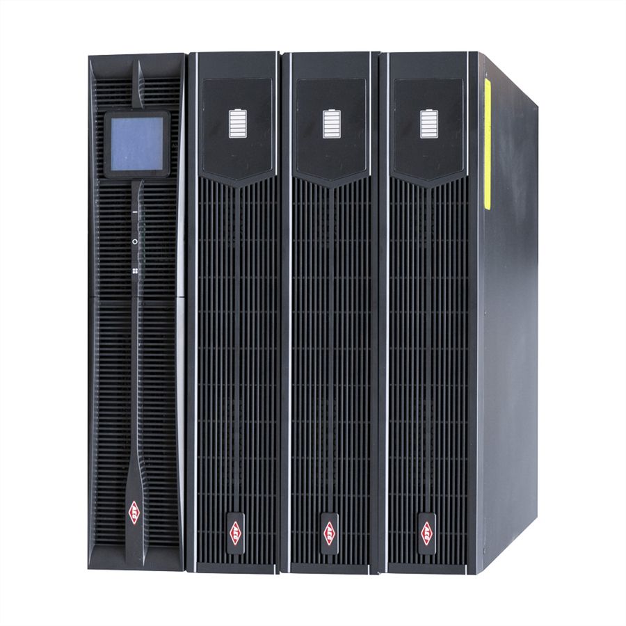AEC IST3J 2kVA - Online Rack USV – 3x 8x 9Ah externe Batterien - 42 Min. Autonomie bei 100% Last