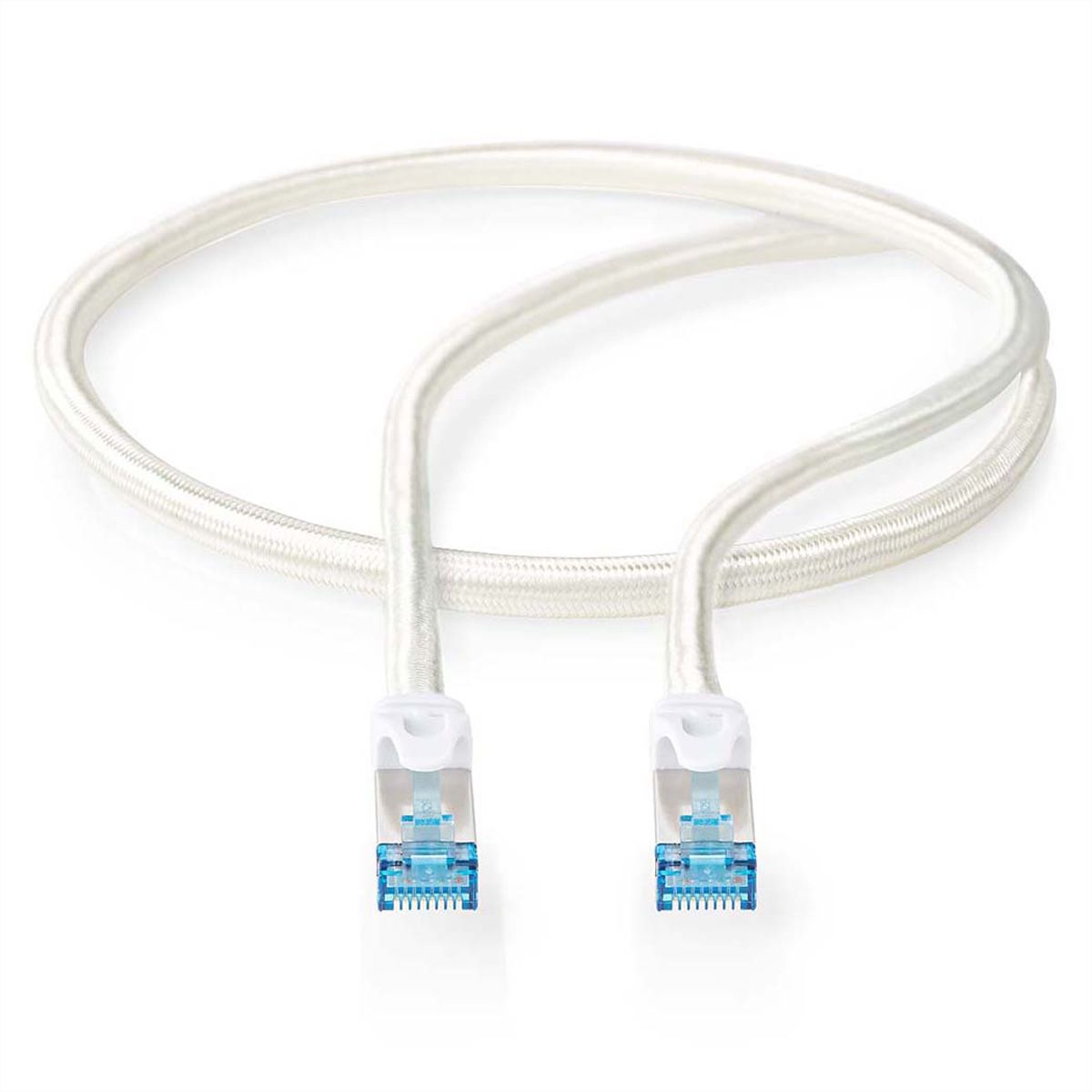 Nedis Patchkabel Cat.6A S/FTP, weiss, 2.0m