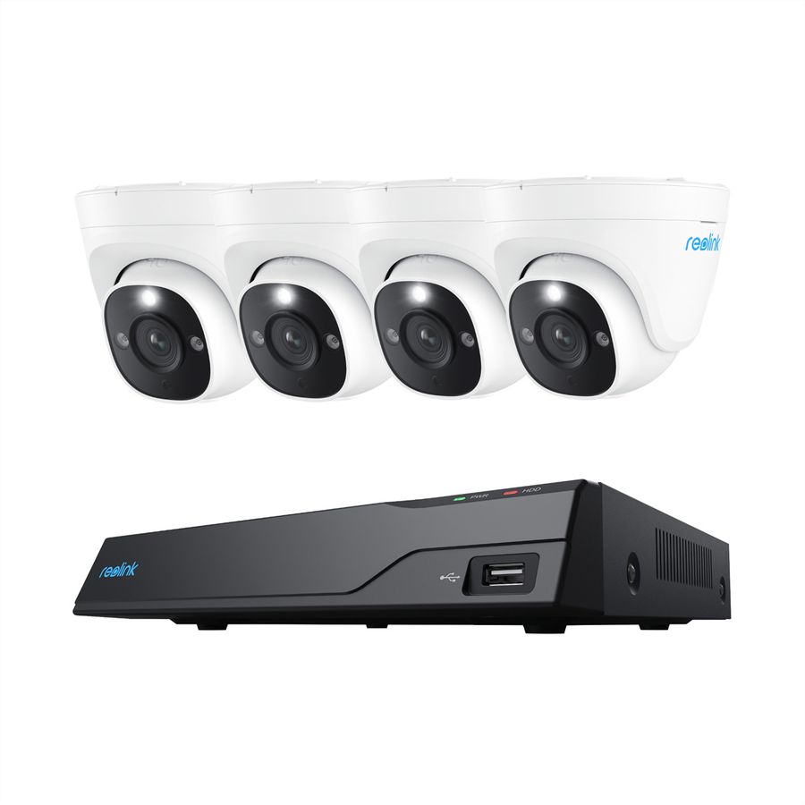 Reolink NVS8-8MD4 Kamera Kit 8-CH, 4x P334-8 MP, inkl. 2 TB HDD