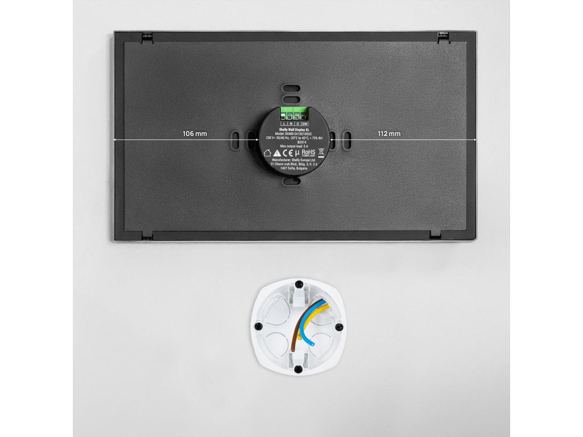 Shelly Présentoir mural XL noir