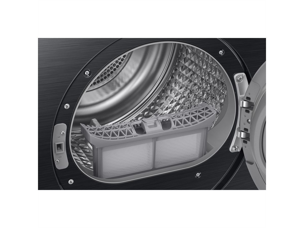 Samsung Wäschetrockner DV7400, 9kg, A+++, Optimal DryTM, schwarz