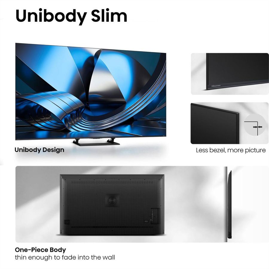Hisense TV 50U7SE 50", Mini-LED 4K, 144Hz, 1300 Nits