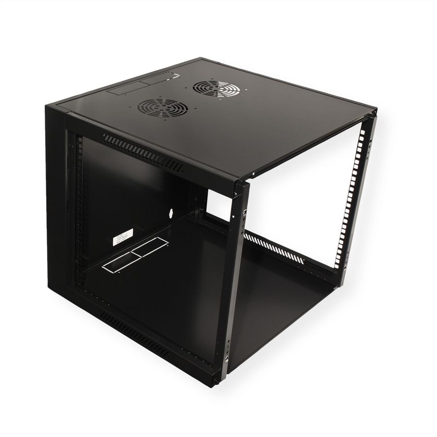 VALUE Armoire murale 6UH (HxLxP) 368x570x450 mm            (à monter), noir