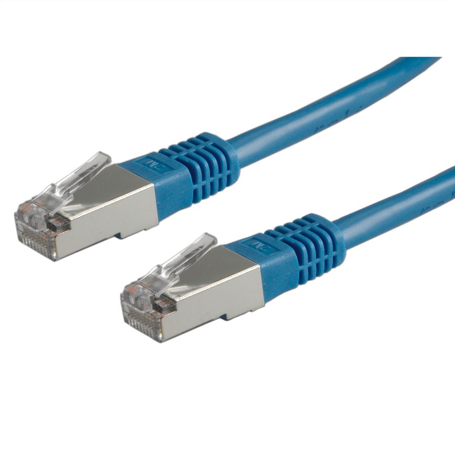 Cordon VALUE Cat.6 (Classe E) S/FTP (PiMF), bleu, 2 m