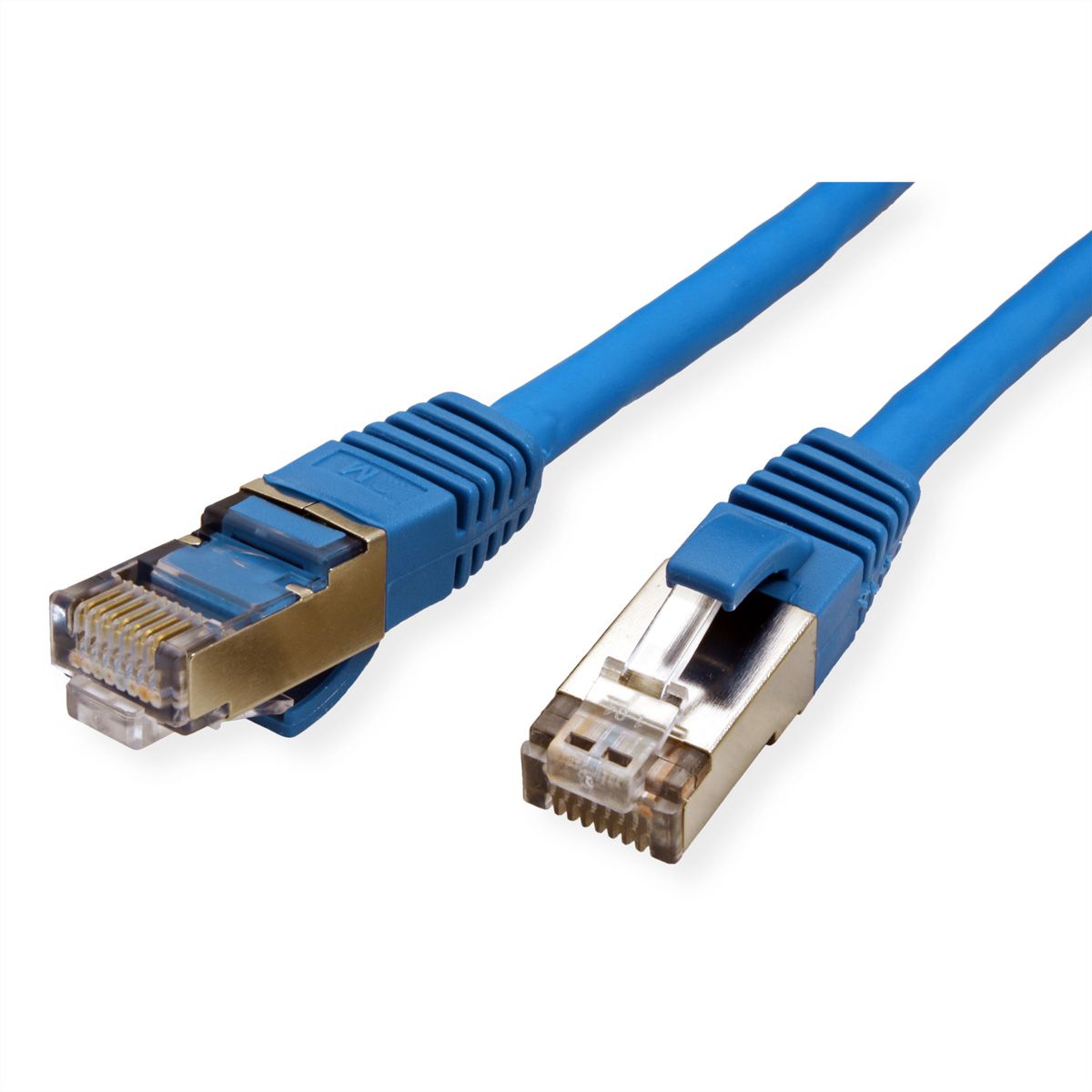 Cordon VALUE Cat.6 (Classe E) S/FTP LSOH, bleu, 10 m