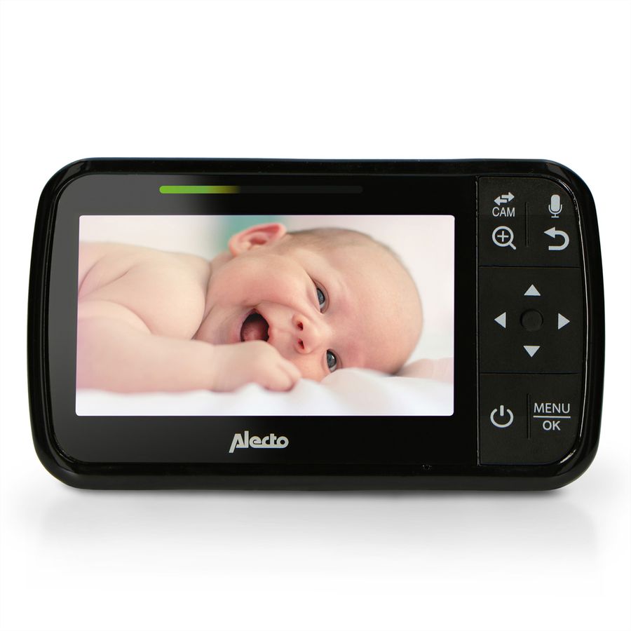 Alecto Babyphone DVM149 avec caméra, écran couleur 4.3", noir