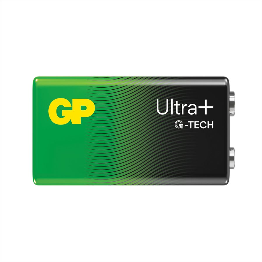 GP Batteries Ultra+ Alkaline 9V Block 1x