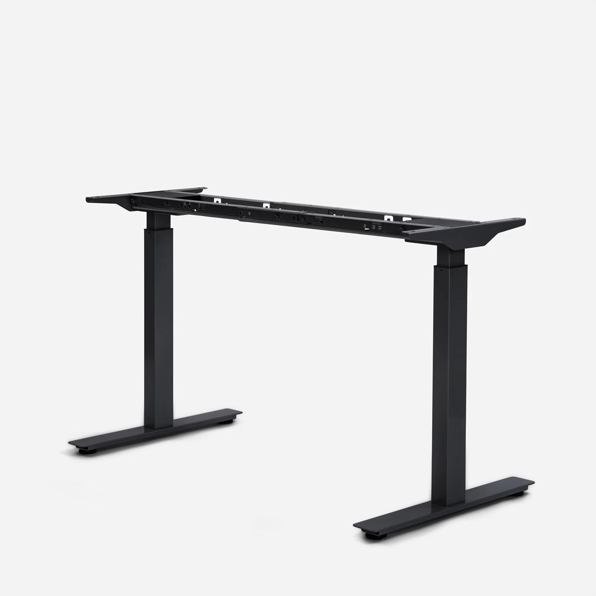 WRK21 Piètement de table Work gris, 100-180 x 60 / 66,5-130,5 cm de hauteur