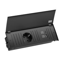 BACHMANN SET KAPSA S 1xCEE7/3 1xUSB A&C 22W 1xcouvercle RAL9005