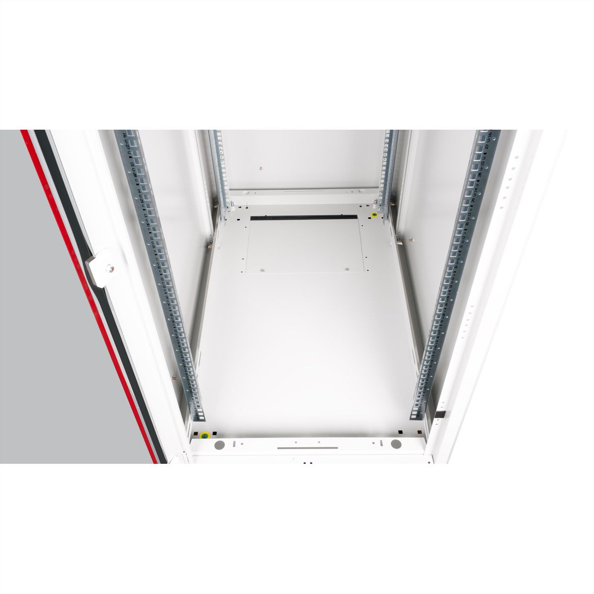 ROLINE 19-Zoll Netzwerkschrank Basic 42 HE, 600x1000 BxT Glastür grau