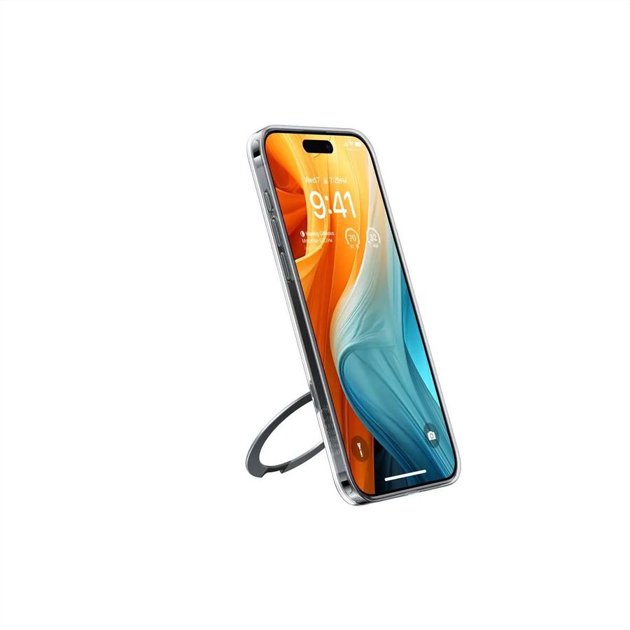 Torras UPRO Ostand Case, iPhone 15 Pro, MagSafe, transparent