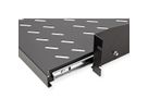 VALUE 19-Zoll-Fachboden ausziehbar, 2 HE, 404 x 350 mm, 30 kg Traglast