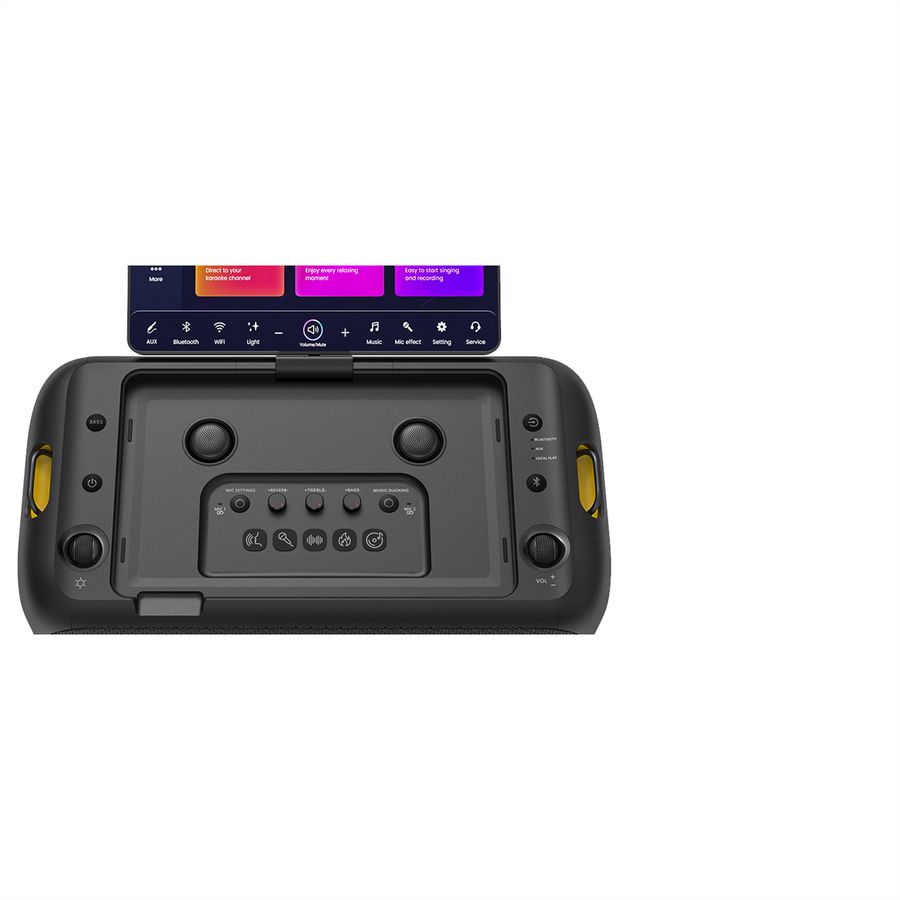 Ikarao Karaokebox Break X1 13" Screen , 2 Mikrofone, 800W max, BT/AUX/USB/SD