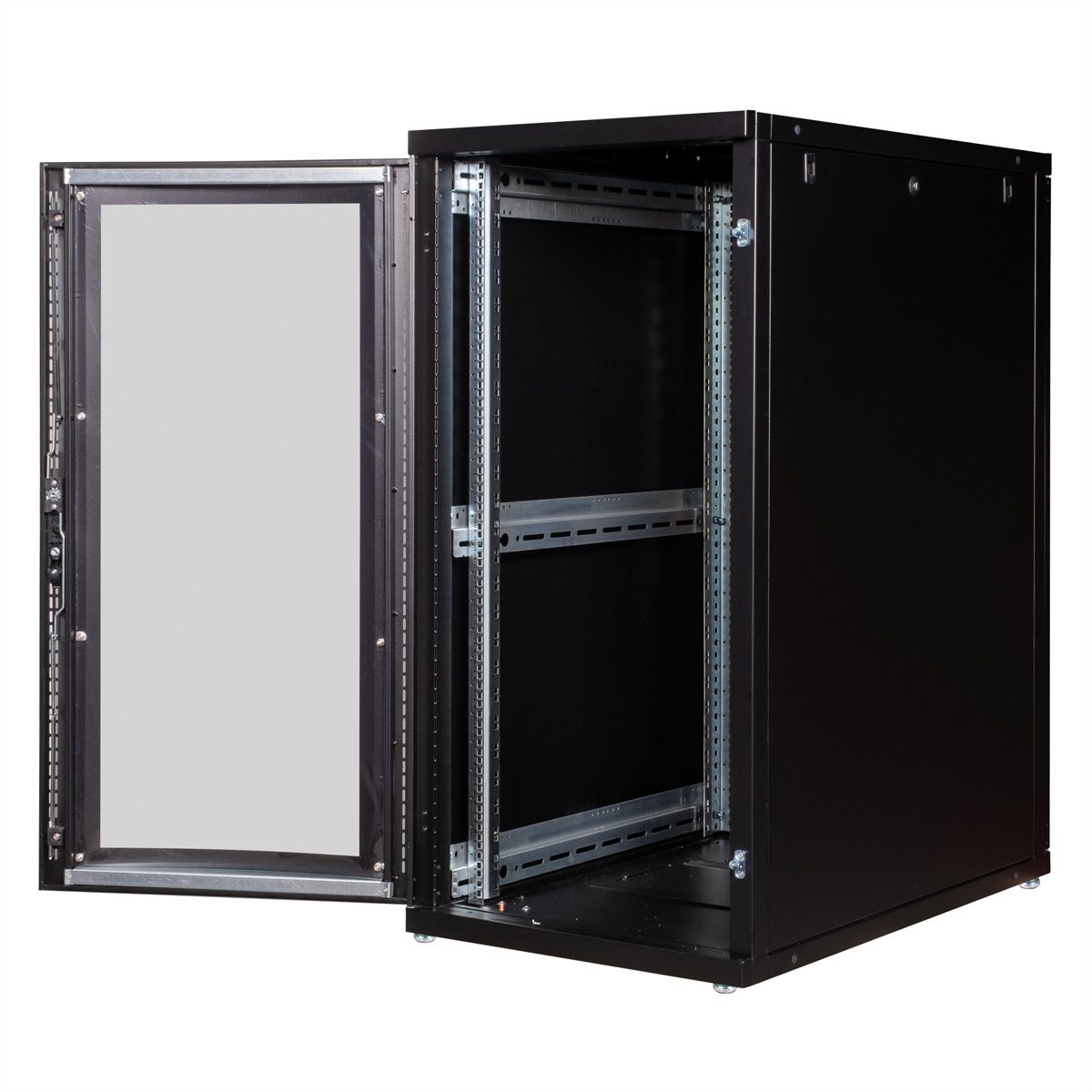 ROLINE 19" Baie serveur Pro 26U, 600x1000 LxP noir Plexiglas