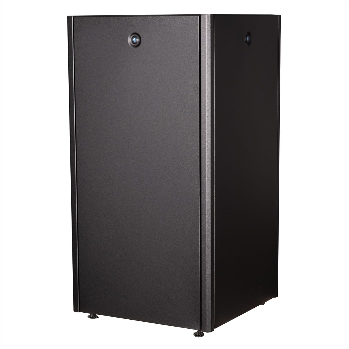 ROLINE 19-Zoll Netzwerkschrank Basic 22 HE, 600x600 BxT Glastür schwarz