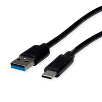 ROLINE RM Câble USB 3.2 Gen 2, A-C, M/M, noir, 2 m