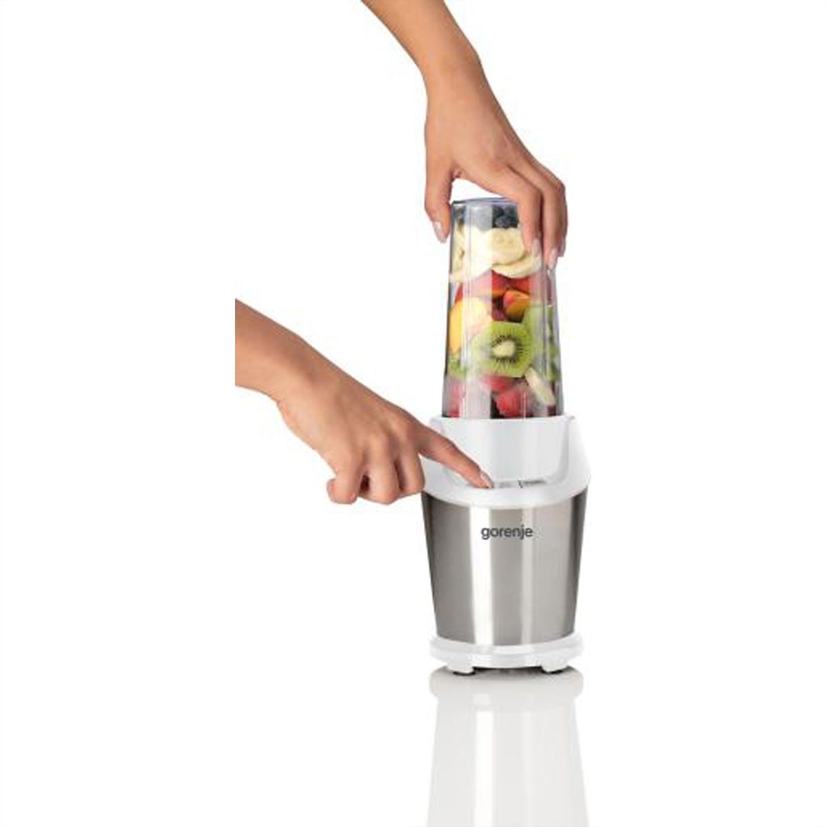Gorenje Blender BN1000E, 1000W, weiss/silber