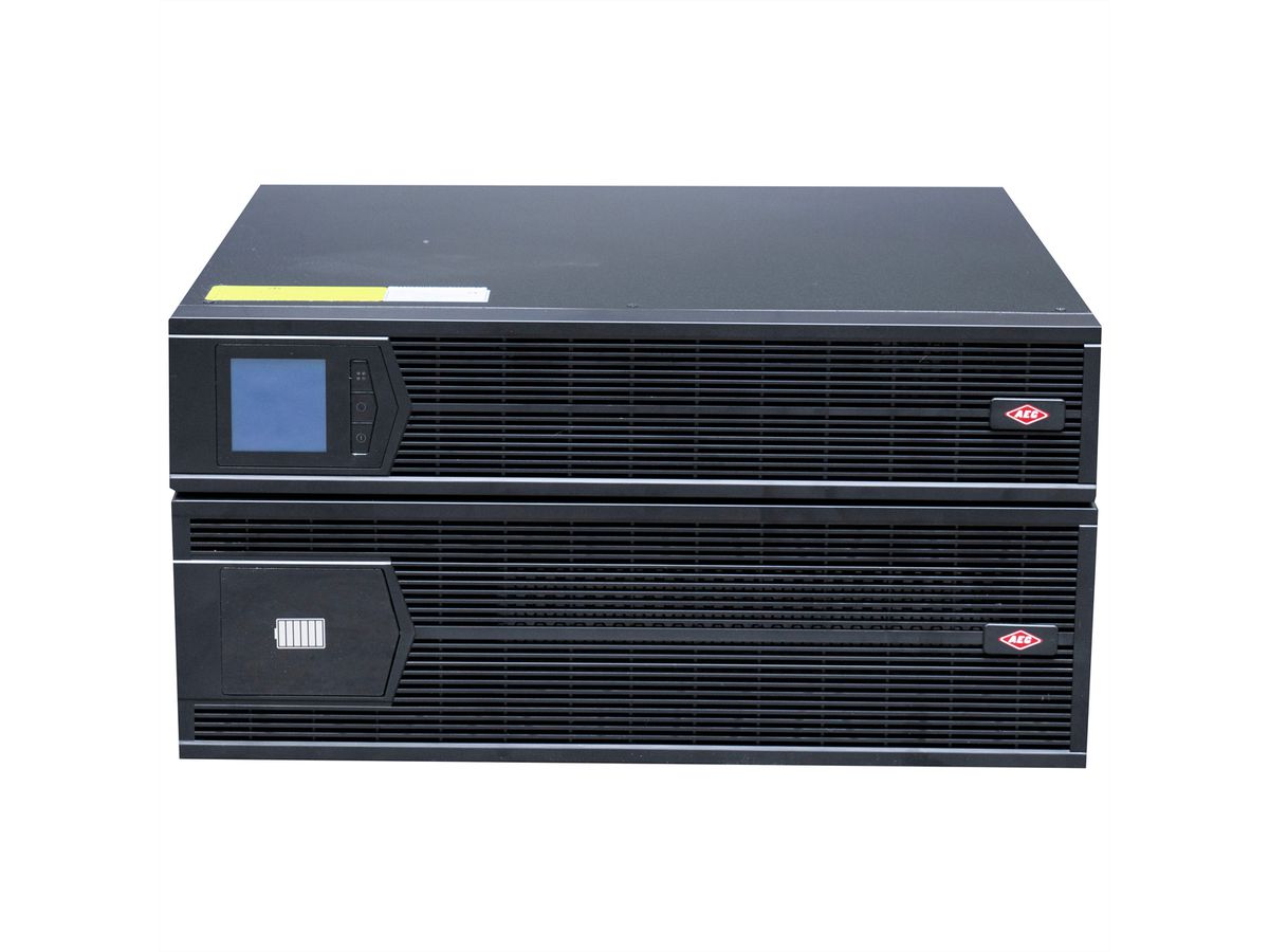 AEC IST3J 10kVA Online Rack USV - 16x 9Ah externe Batterien - 2 Min. Autonomie bei 100% Last