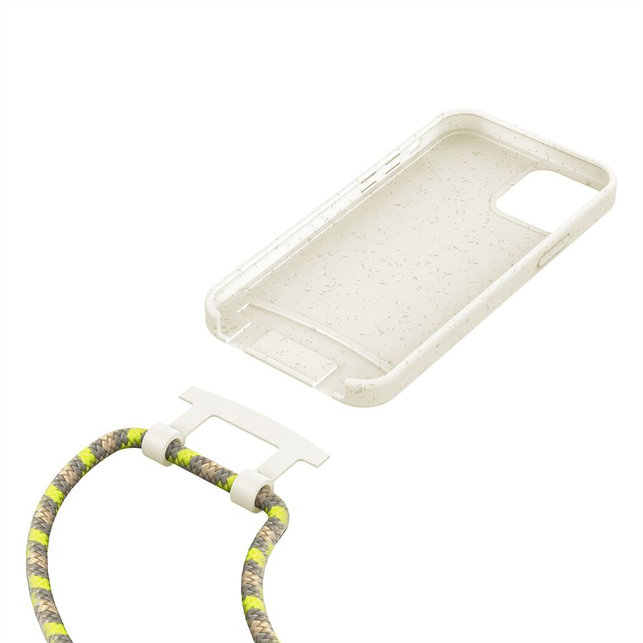Lotta Power SoftCase Handy-Kette iPhone 12/12 Pro Beige/Sandstone,organic
