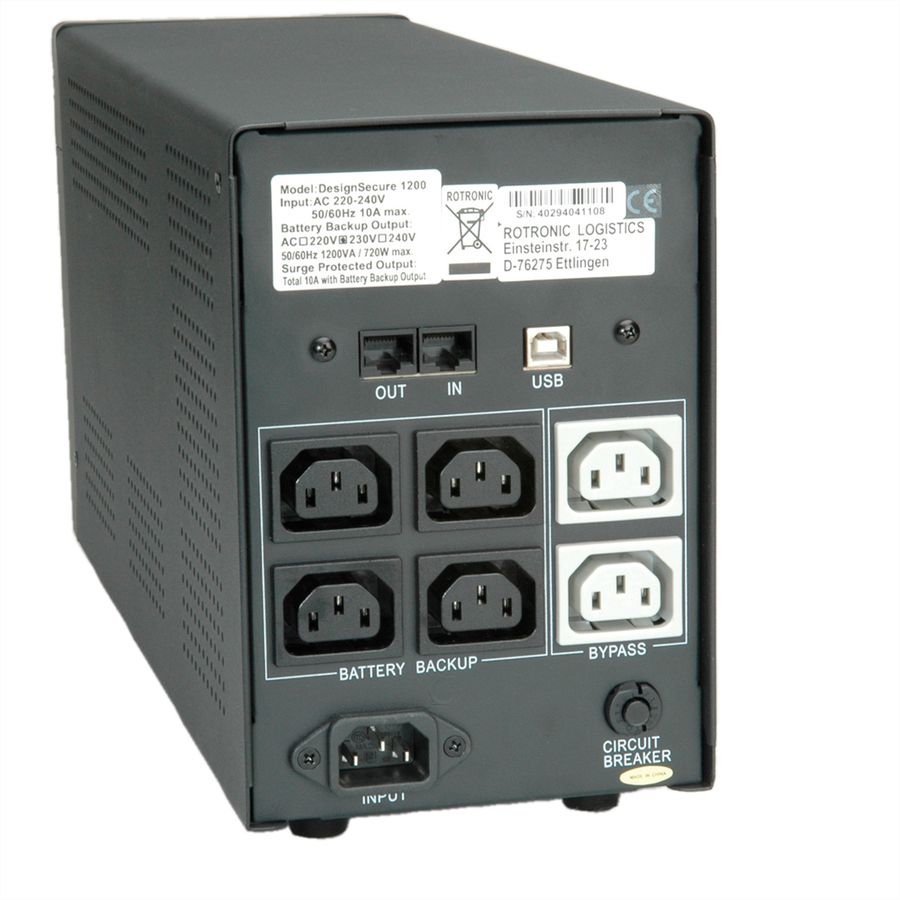 ROLINE DesignSecure 1200 - Line Interaktive USV