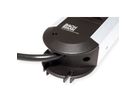 BACHMANN Multiprise Primo 9x protection totale appareil et interrupteur, Chargeur USB 60W 1xABD 0,2m GST18 INOX, 1,75 m
