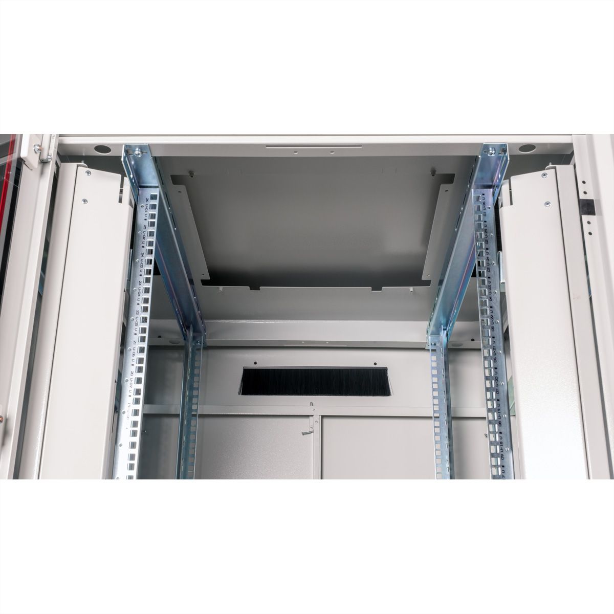 ROLINE 19-Zoll Netzwerkschrank Pro 26 HE, 800x800 BxT Glastür grau