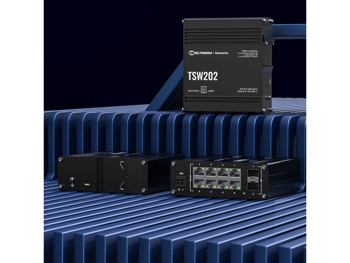 TELTONIKA TSW202 Switch géré PoE+