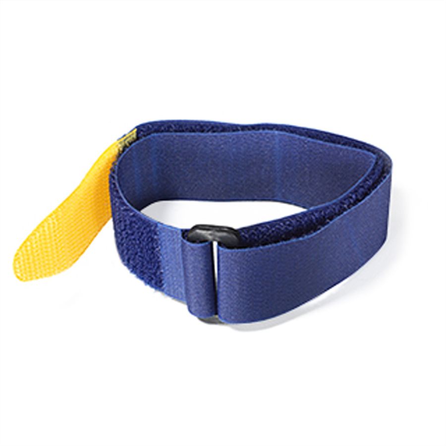 VELCRO® Sangle Everyd.25mmx92cm x 2 bleue, sangle crochets & velours ajustable