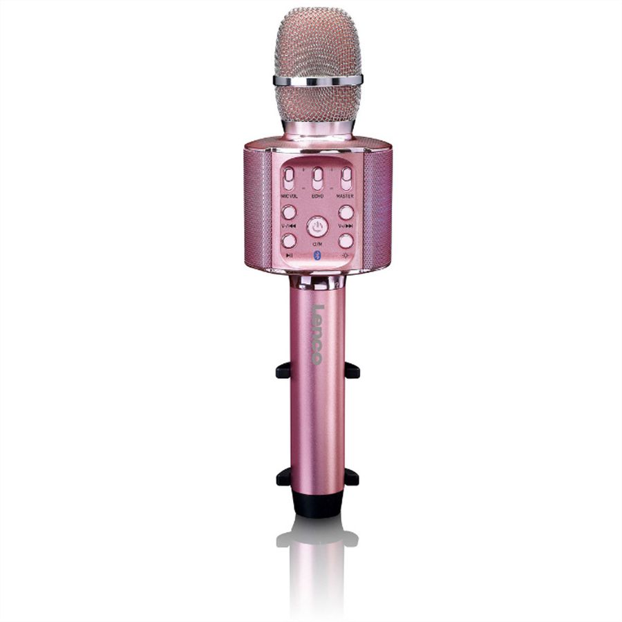 Lenco Microphone Karaoké BMC-090, Or rose