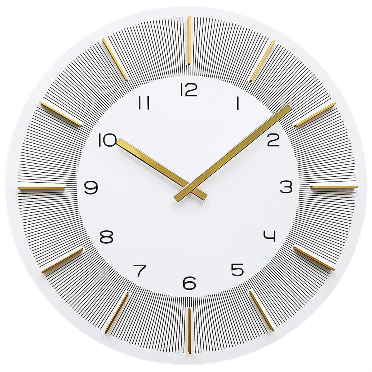 Technoline horloge murale WT2550 blanc horloge à quartz
