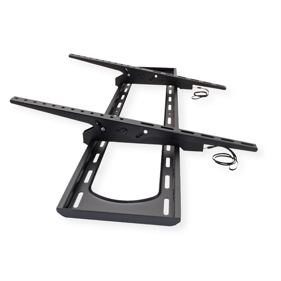 VALUE Support mural TV, distance murale de 80 mm, inclinable, 60–120 pouces, jusqu'à 120 kg