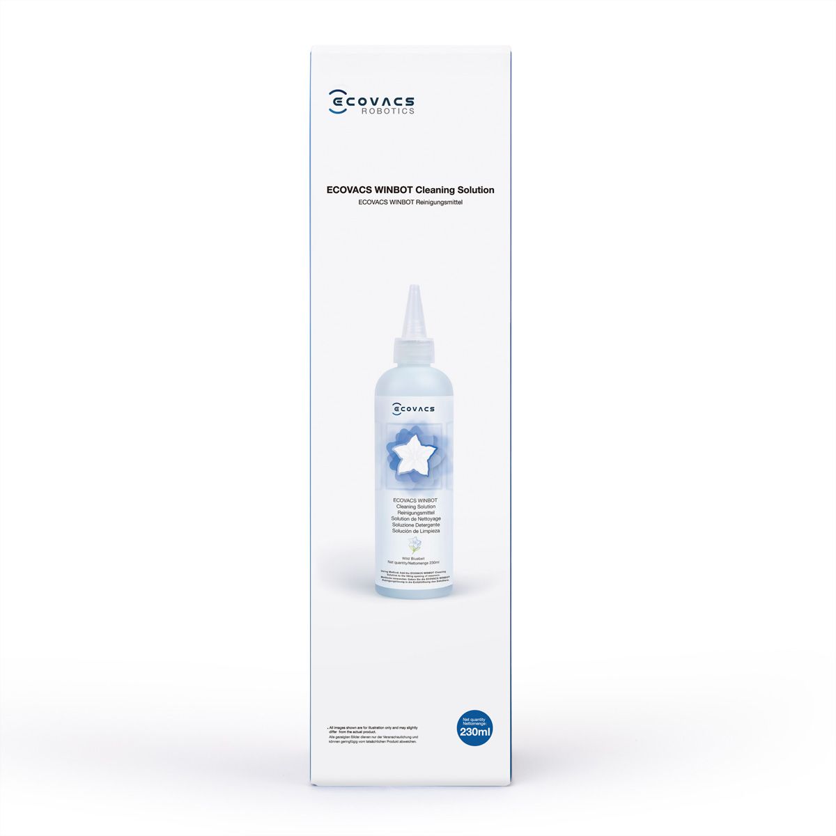 Ecovacs WINBOT Reinigungslösung 230ml, zu Winbots-Serie