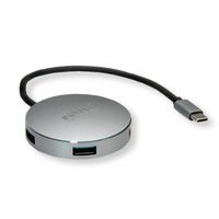 ROLINE Hub USB 3.2 Gen 1, 4 ports, prise type C