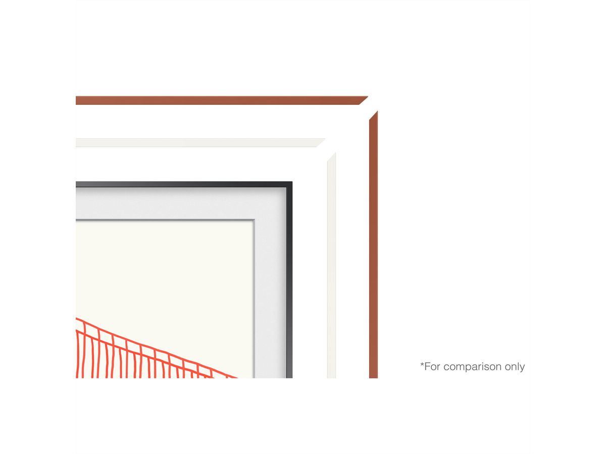 Samsung Wechselrahmen zu Frame 55'', 5.0, 6.0 & 6.1, Frame Bezel Chamfer Terracotta