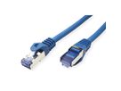 ROLINE Patchkabel Kat.6A S/FTP (PiMF), Component Level, LSOH, blau, 10 m