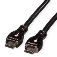 ROLINE Câble HDMI Ultra HD avec Ethernet, 4K, M/M, noir, 7,5 m