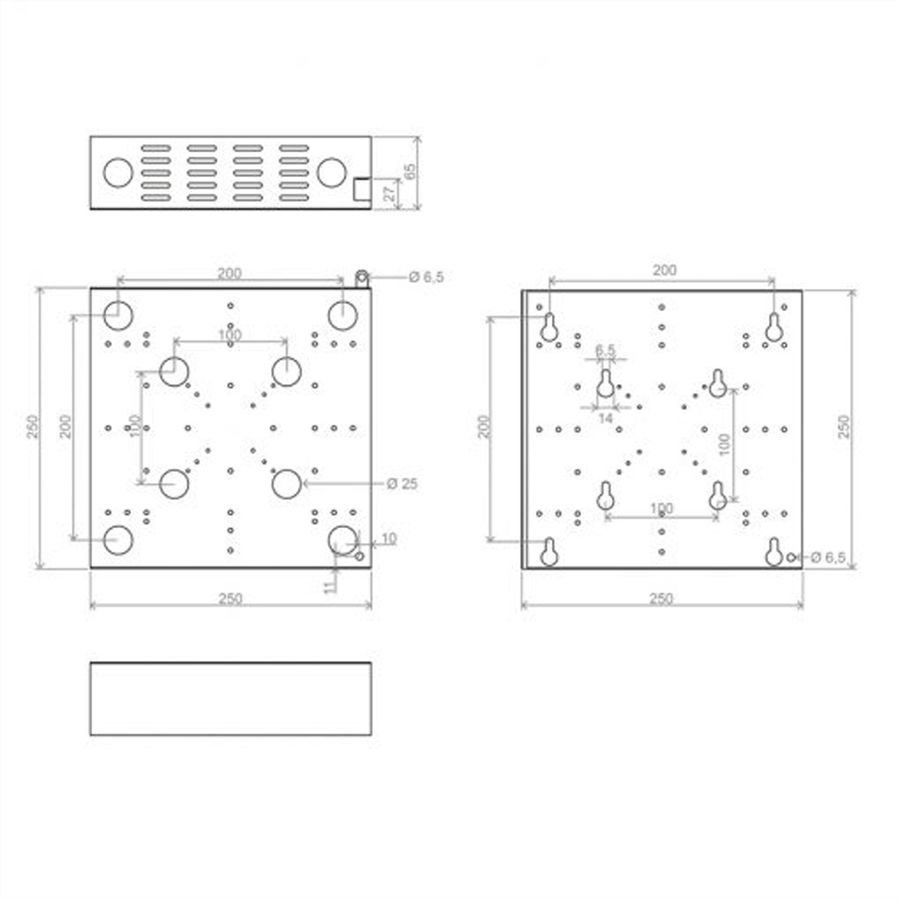 Hagor HP PC Box Optionale Box für Mini PC -abschließbar