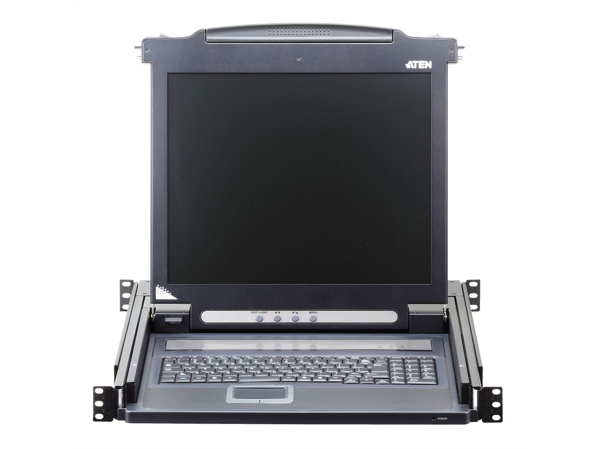 ATEN CL1000M Console KVM, LCD 43cm, VGA, PS/2, clavier D