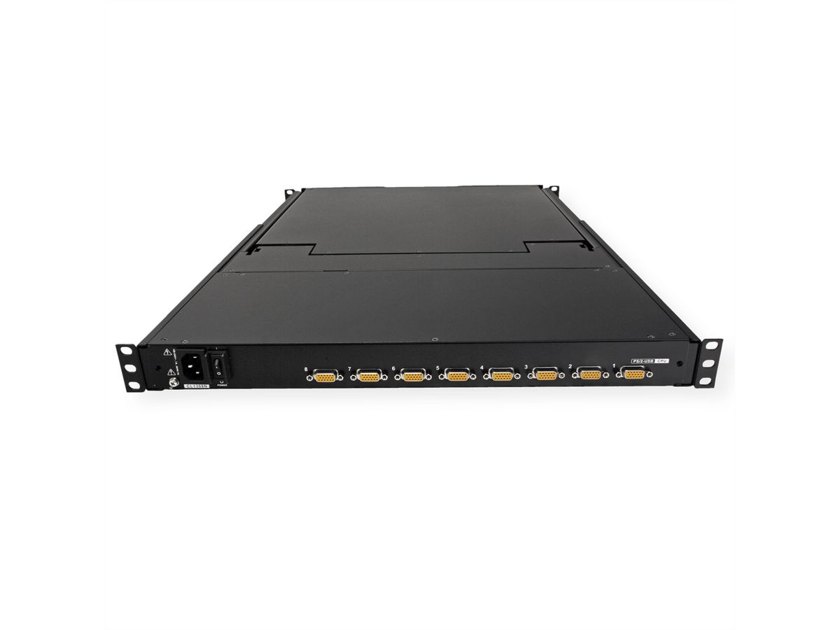 ATEN CL1308N Commutateur KVM, 48cm TFT, VGA, PS/2-USB, 8 ports, FR-Layout