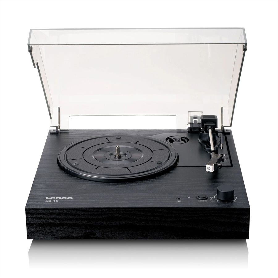 Platine vinyle Lenco LS-15BK, Bluetooth, haut-parleur intégré