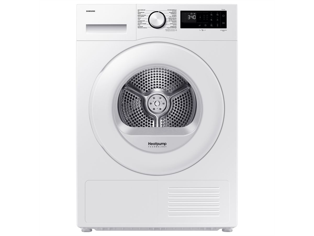 Samsung Wäschetrockner DV5000, 9kg, C, Optimal DryTM, weiss